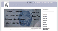Desktop Screenshot of lakshmiscupboard.com